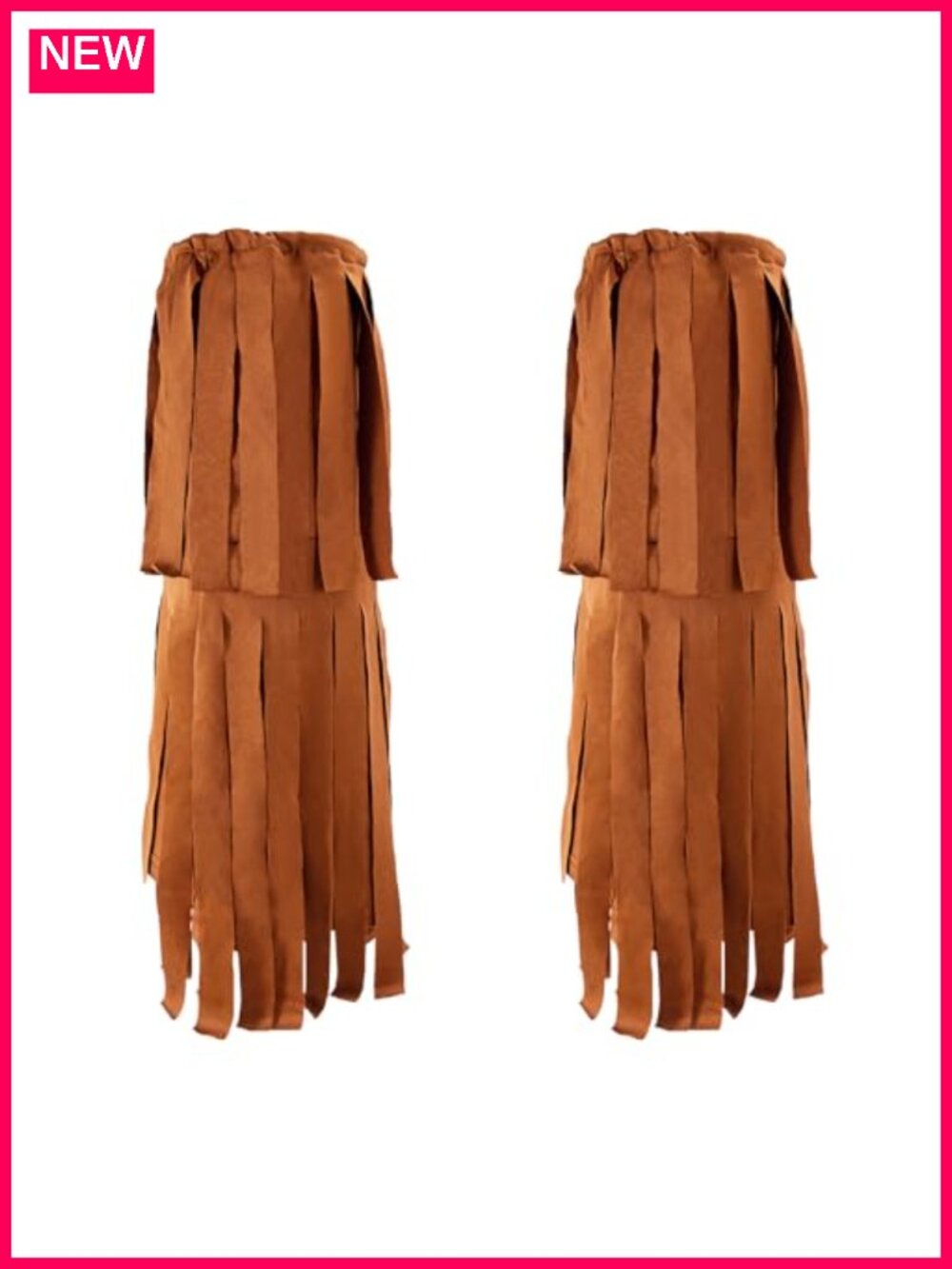 Hippie Fringe Boot Covers Women's Costume Accessory Leg Warmers